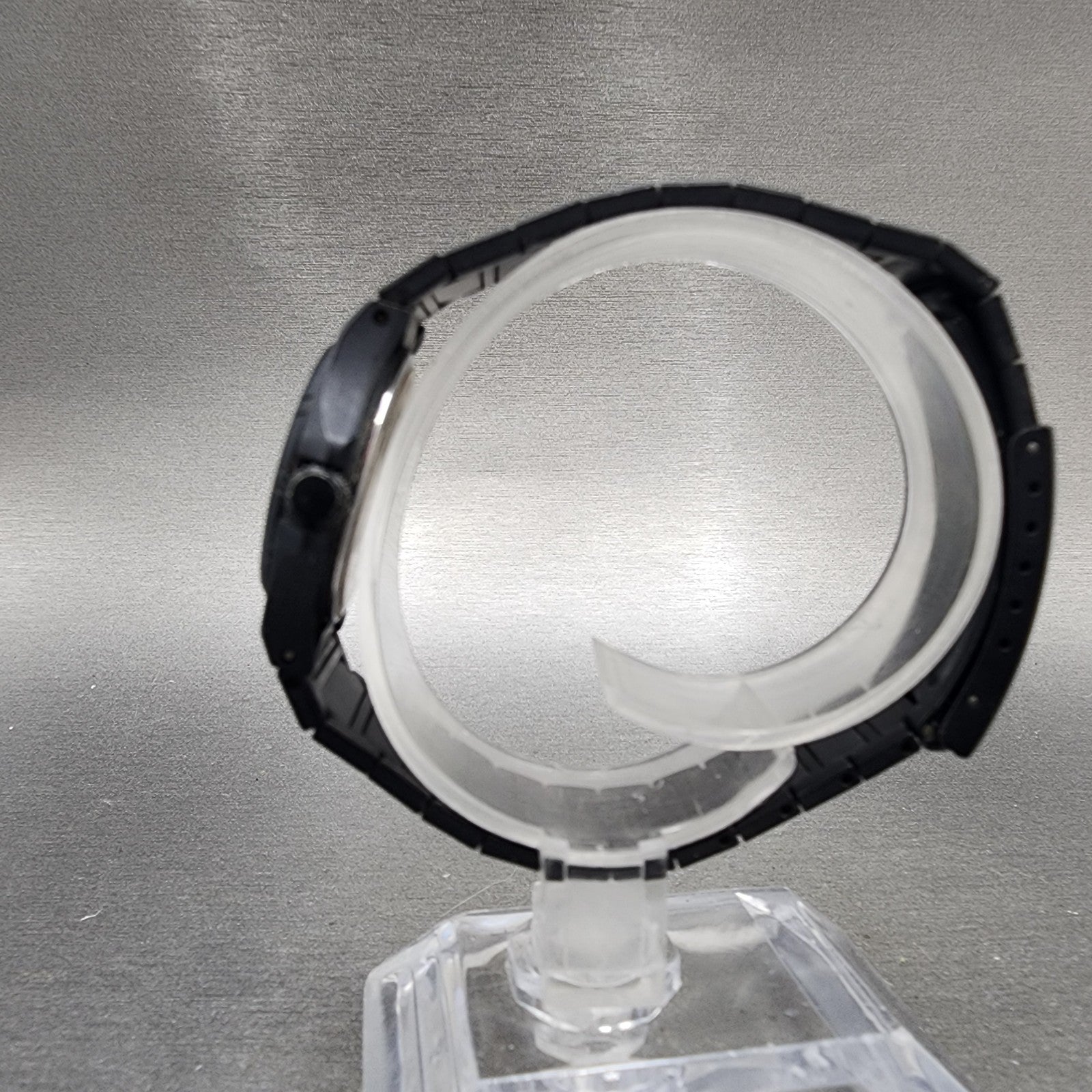 Technos Watch Women 26mm Black Dial Black Tone Date Round 1043 New Battery6
