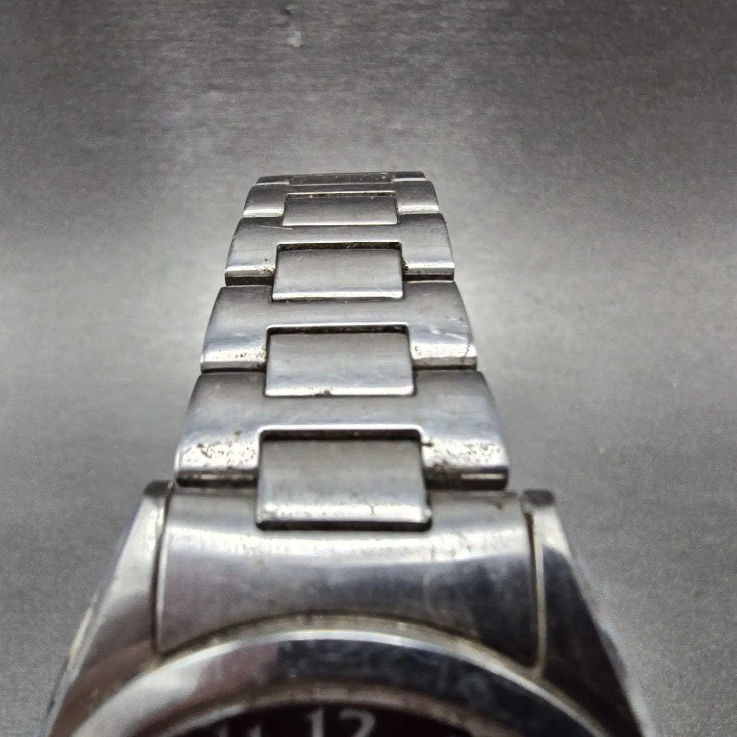 Citizen Eco-Drive Watch Men 38mm Black Dial Steel Atomic Round Date READ!!!!!!!!5