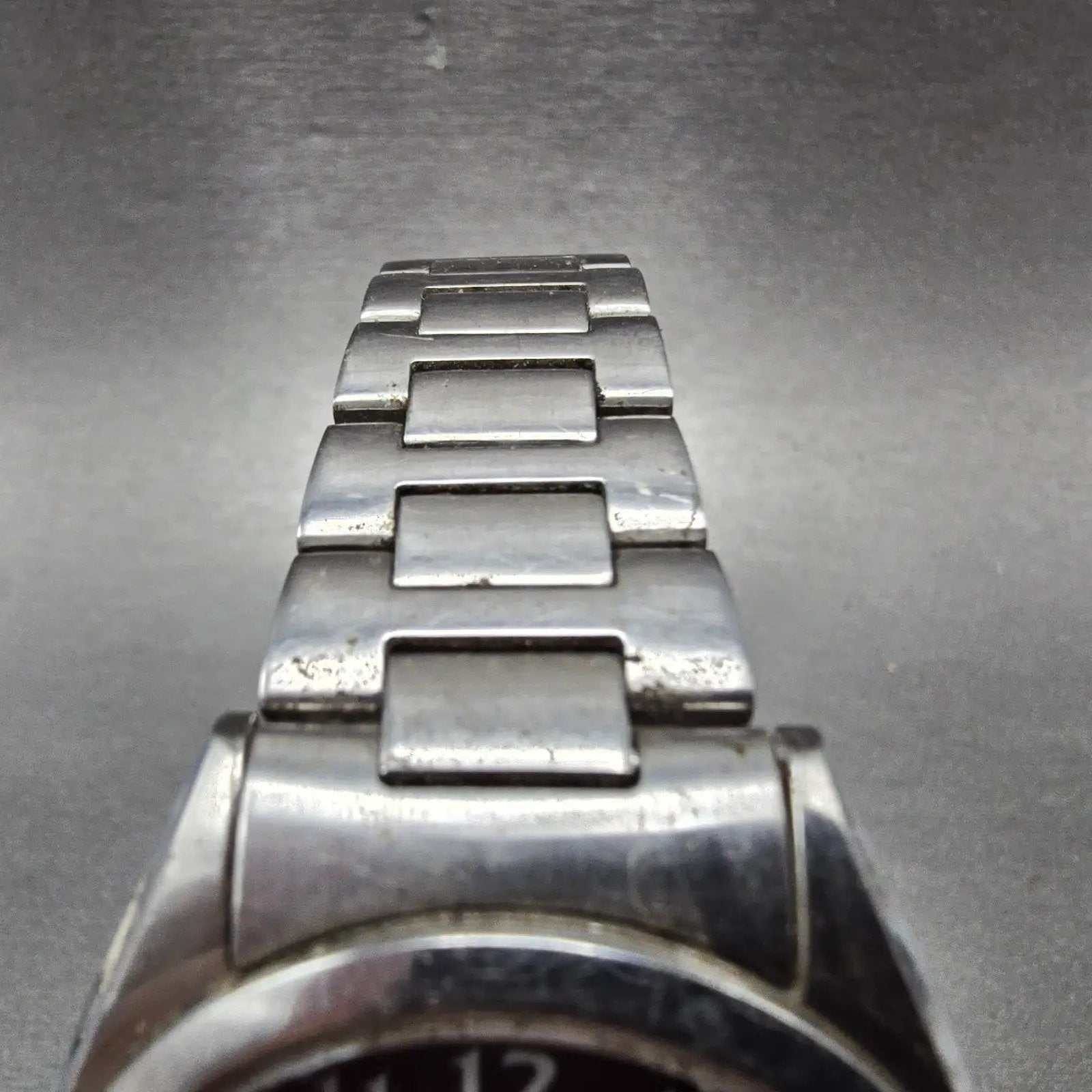 Citizen Eco-Drive Watch Men 38mm Black Dial Steel Atomic Round Date READ!!!!!!!!5