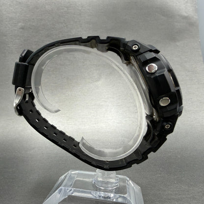 Casio G-Shock AW-590 Watch Men 47mm Black Tone Gray Bezel Alarm Chrono New BattA8
