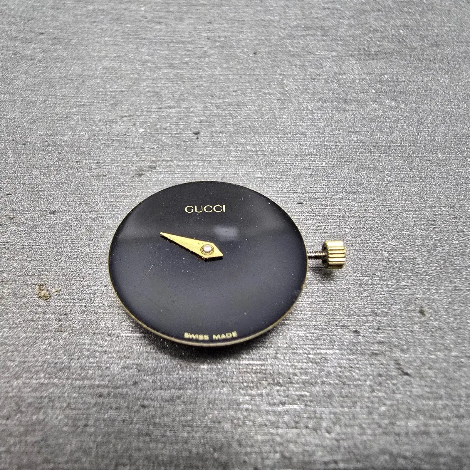 ETA 980.003 Quartz Movement 2 Hand 7 Jewels No Date Gucci Dial and Hand VTG3