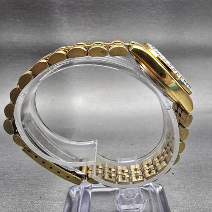 Citizen Watch Women 26mm MOP Dial Gold Tone Daydate Gemmed 1002-S044456 New Batt8