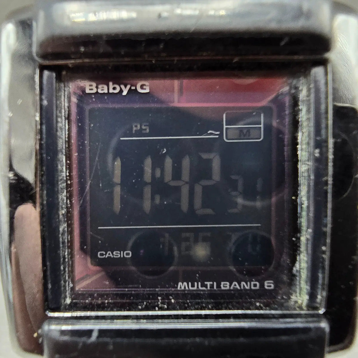 Casio Baby-G BGD-1110 Watch Women 35mm Black Digital Alarm Chronograph Solar1
