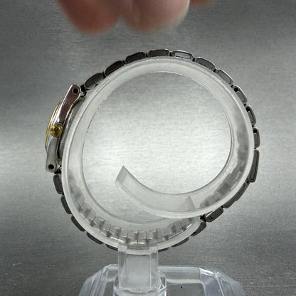 Citizen Watch Women 18mm White Dial Two Tone Oval 5421-S17888 New Battery VTG6