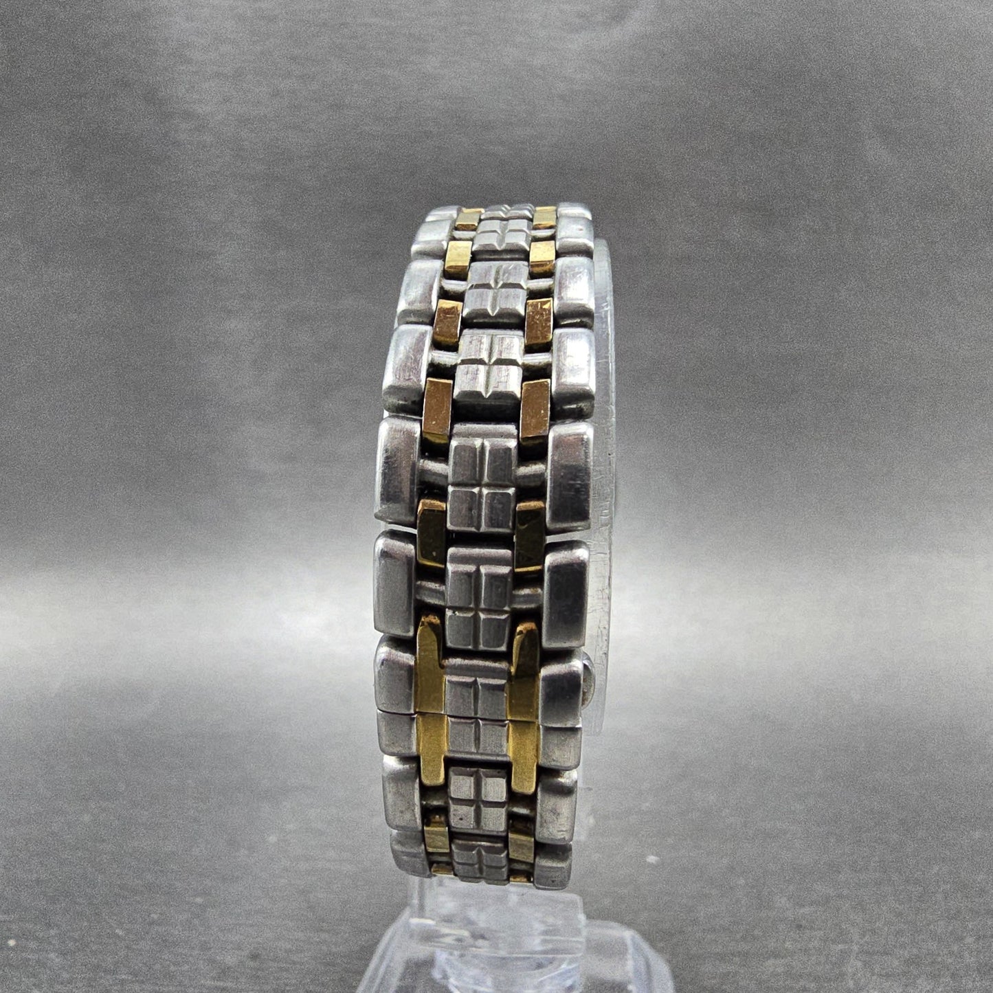 Citizen Eco-Drive Lucca Watch Women 25mm MOP Dial Two Tone Date Diamonds Runs8