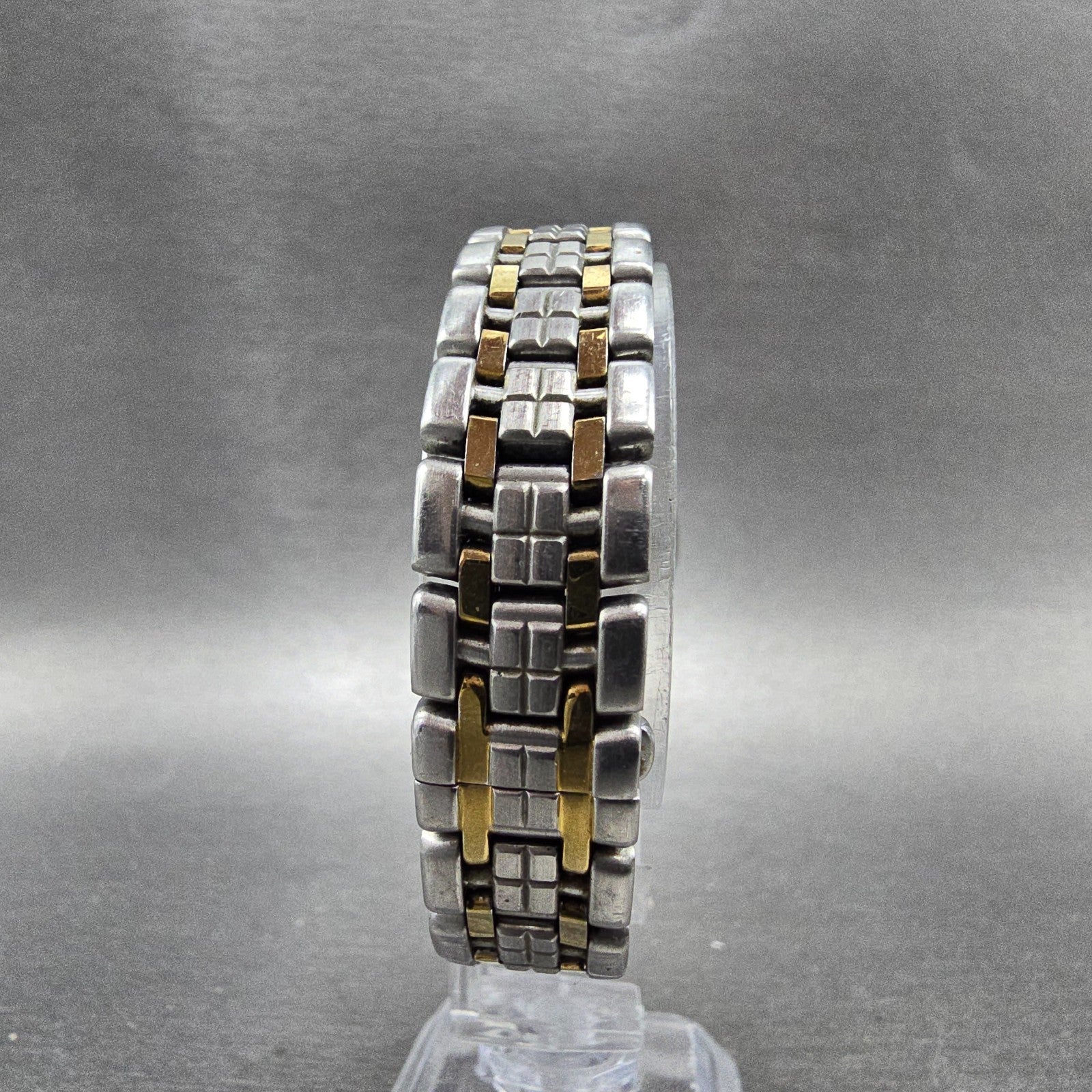 Citizen Eco-Drive Lucca Watch Women 25mm MOP Dial Two Tone Date Diamonds Runs8