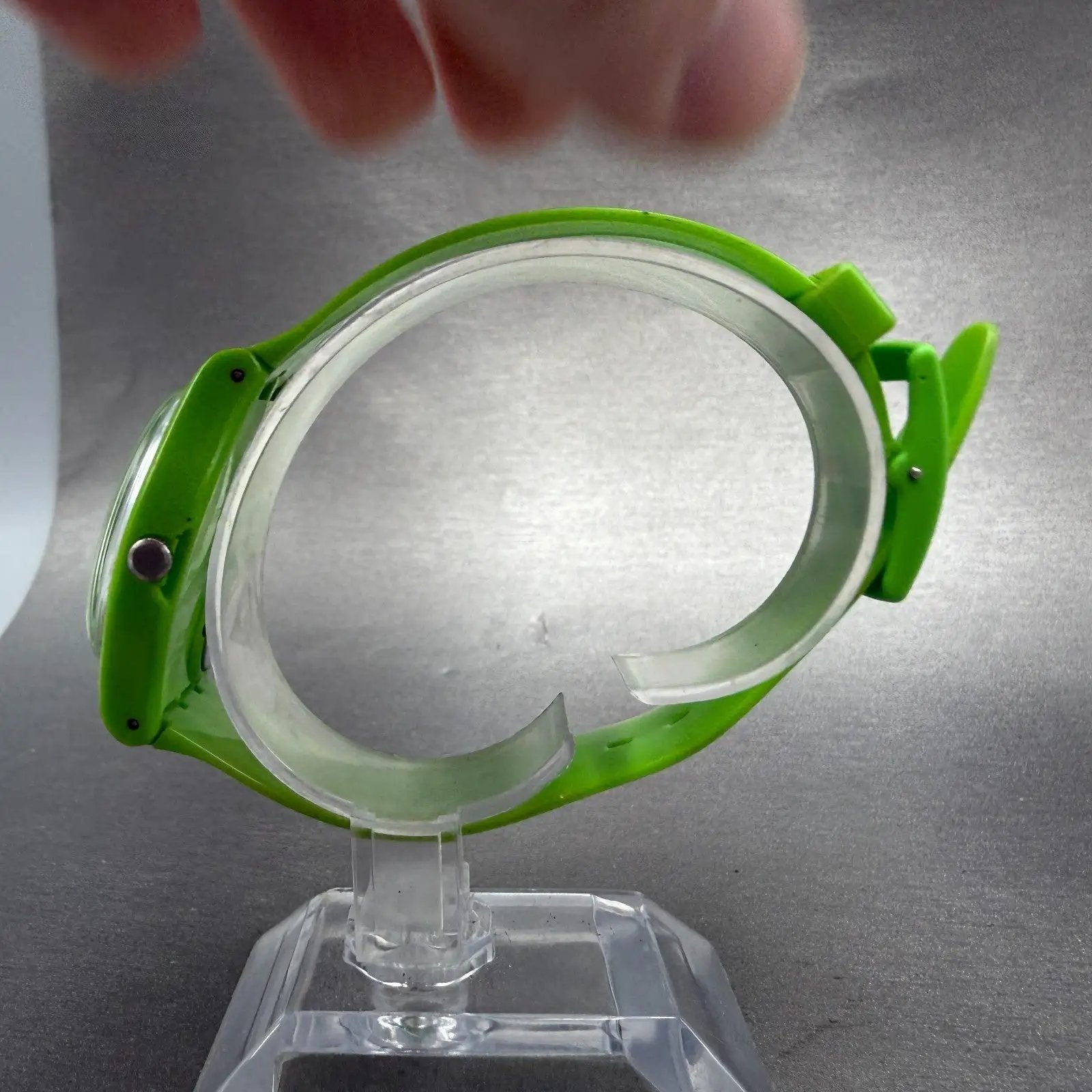 Swatch Lemongrass Watch Men 34mm Green Dial Green Tone Round GG204 New Battery6