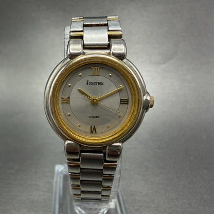 Citizen Junction Watch Women 25mm Silver Dial Two Tone Round 6031-343581 NewBatt0