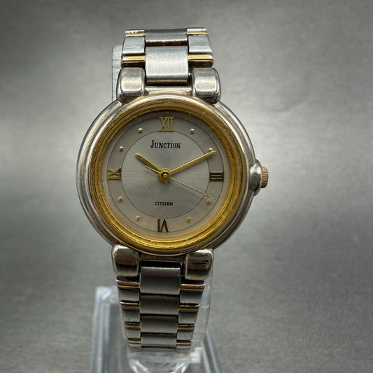 Citizen Junction Watch Women 25mm Silver Dial Two Tone Round 6031-343581 NewBatt0