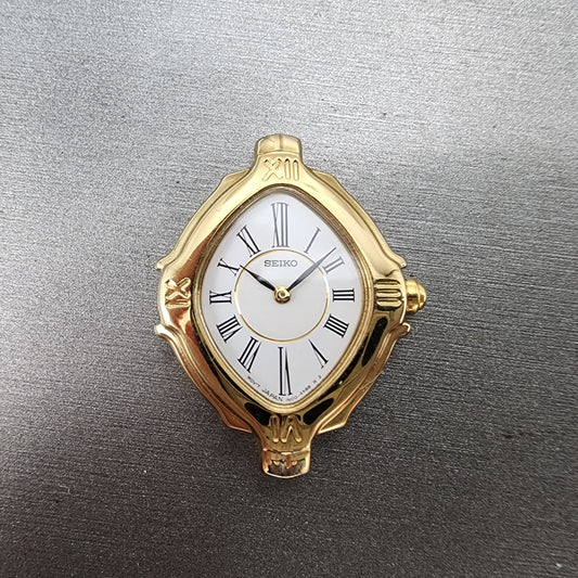 Seiko Watch Women 19mm White Dial Gold Tone 1N00 4K88 SXJR48 SAMPLE NO MOVEMENT0