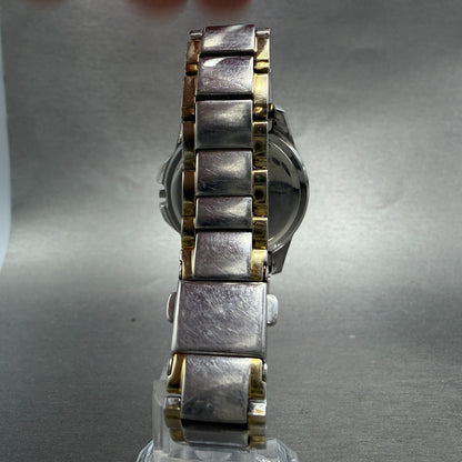 Bulova Diamond Watch Women 32mm MOP Dial Two Tone Round 98P140 PARTS NO CROWN8