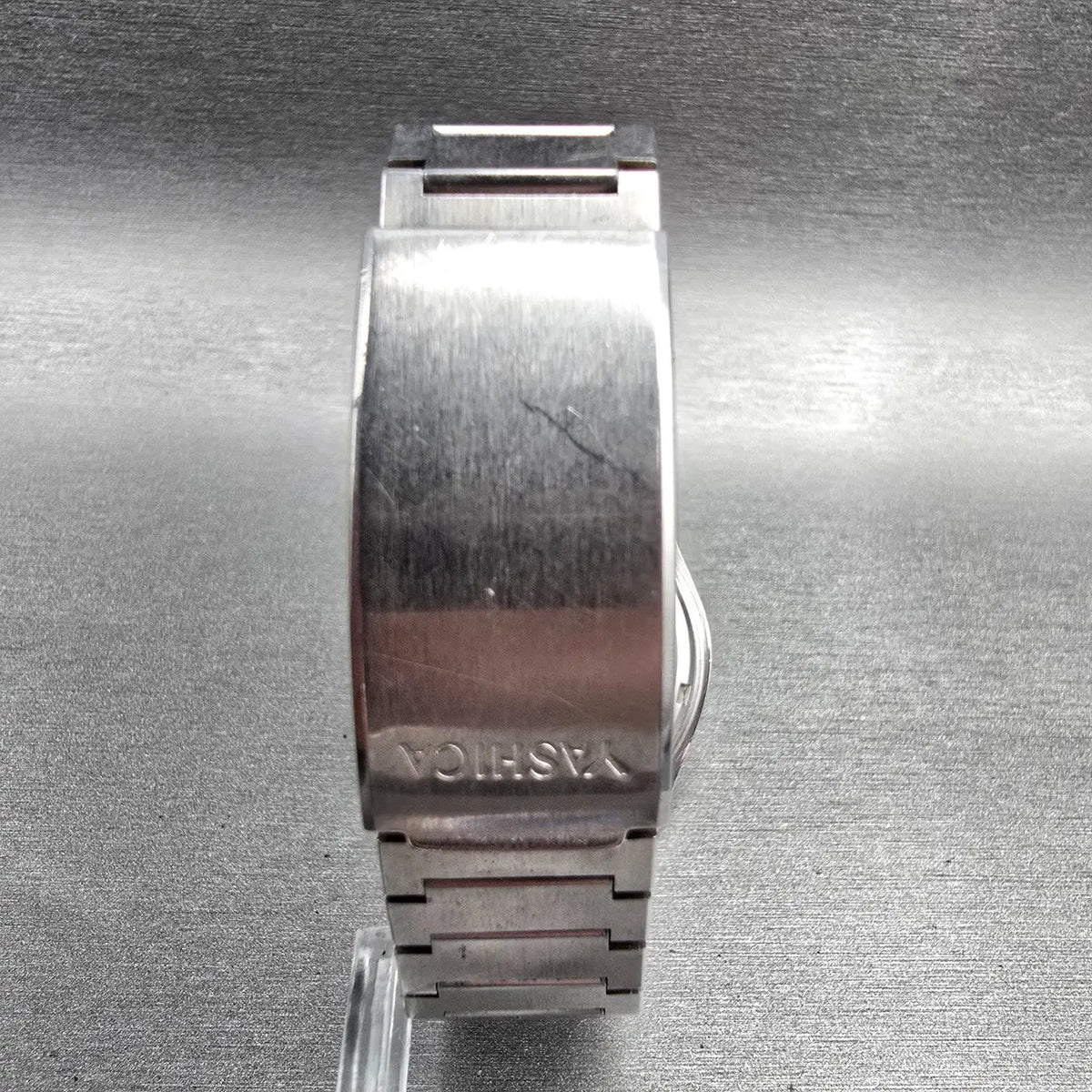 Seiko Alba Watch Men 35mm Silver Dial Silver Tone Daydate Y504-0010 New Battery7