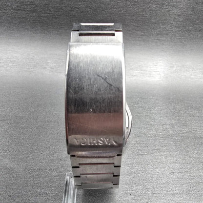 Seiko Alba Watch Men 35mm Silver Dial Silver Tone Daydate Y504-0010 New Battery7