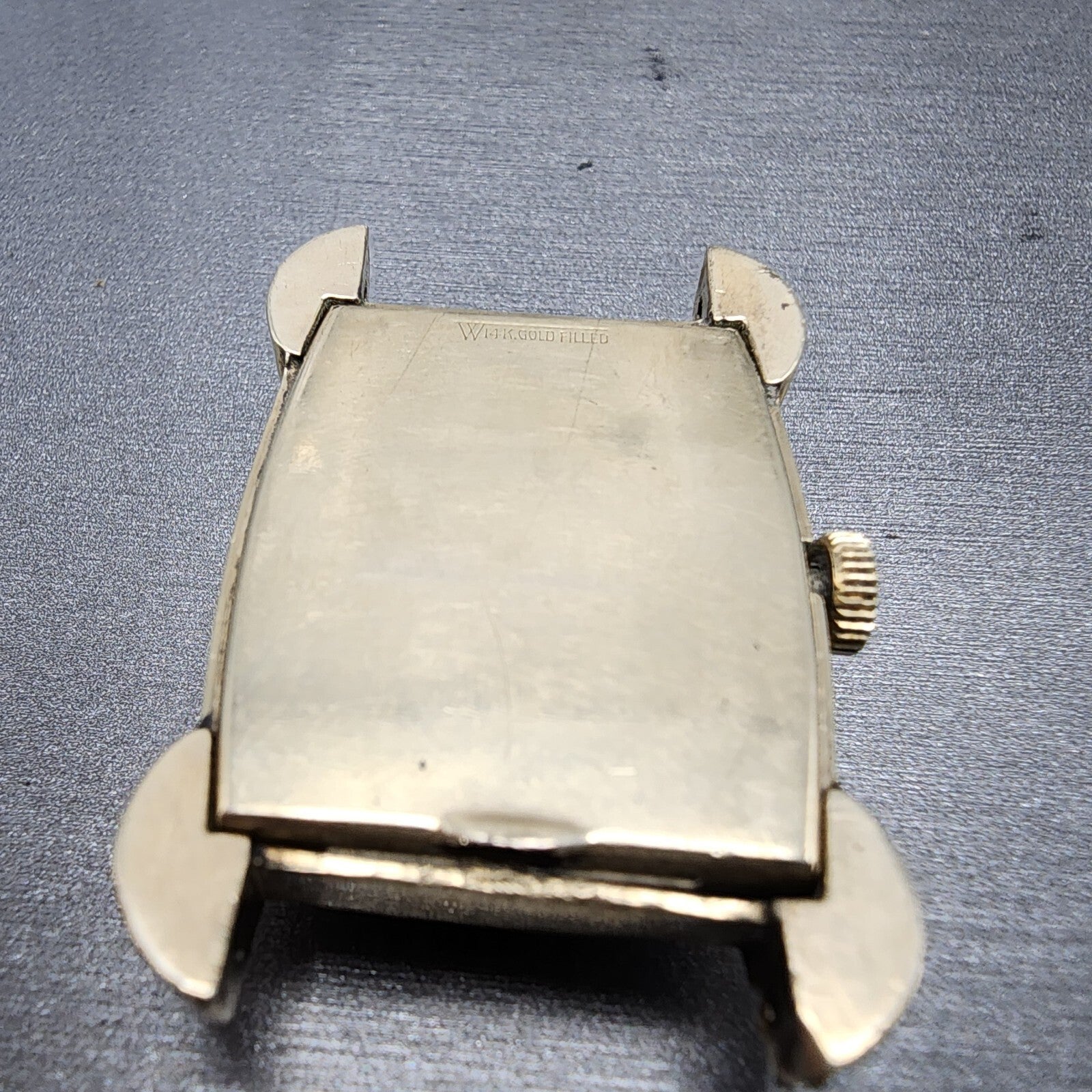 Lord Elgin Watch Men 24mm Cream Dial 14K Gold Filled Cal 713 21 jewwls PARTS10