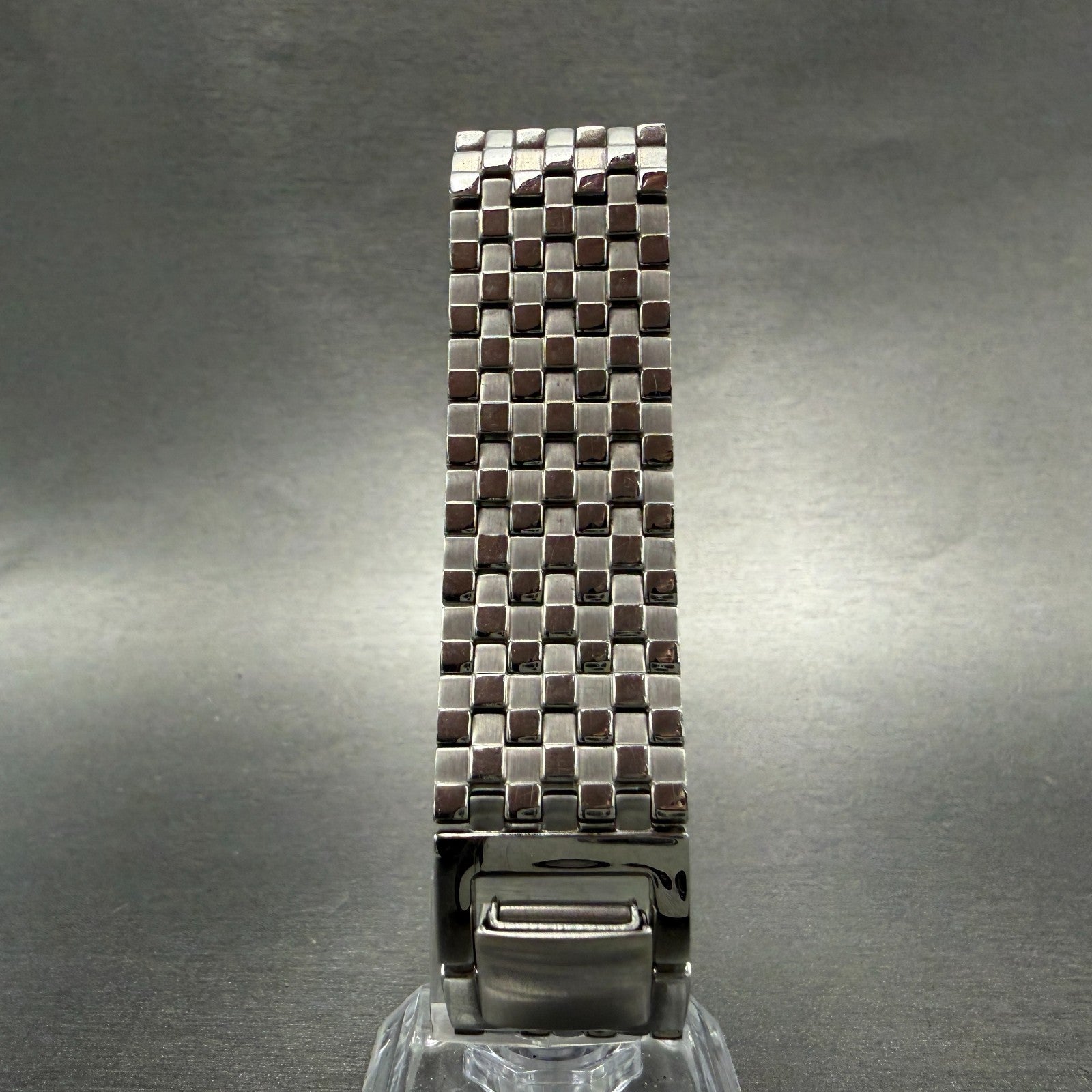 Seiko Tank Watch Women 19mm MOP Dial Silver Tone Square 1N00-5010 New Battery7