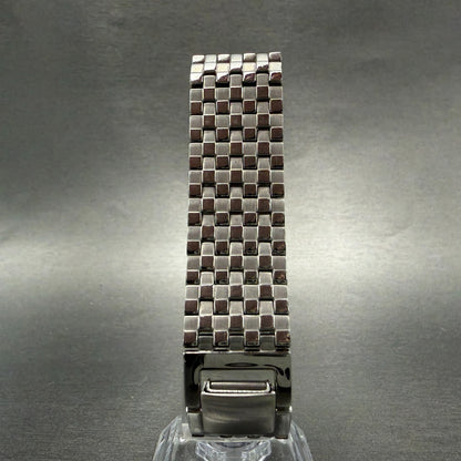Seiko Tank Watch Women 19mm MOP Dial Silver Tone Square 1N00-5010 New Battery7