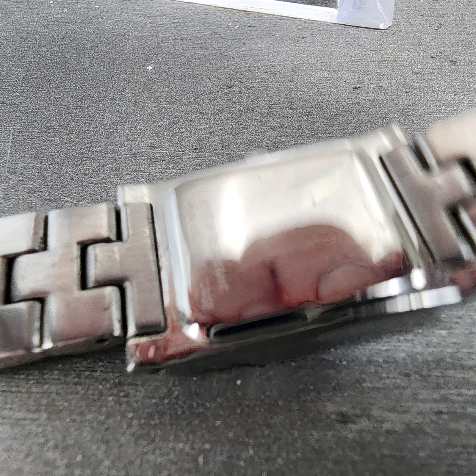 Bulova Tank Watch Women 18mm Black Dial Silver Tone Rectangle 96L37 New Battery9