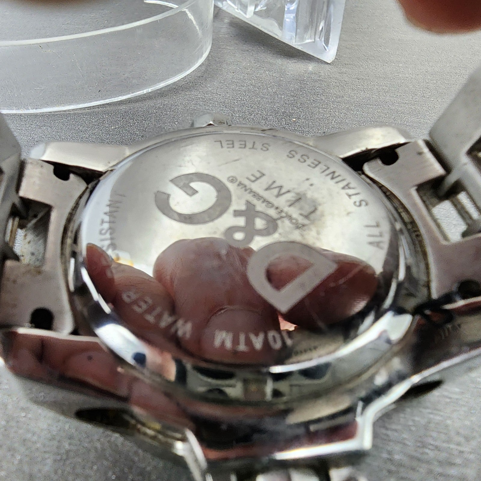 Dolce Gabbana Ibiza Watch Men 42mm Silver Dial Silver Tone Round  New Battery8