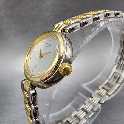 Citizen CQ Watch Women 20mm MOP Dial Two Tone Round 5920S49682 New Battery2