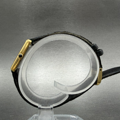 Seiko Tank watch Women 18mm White Dial Gold Tone Rectangle 2Y00-5470 New Battery6