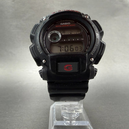 Casio G-Shock DW-9052 Watch Men 47mm Digital Black&Red Round New Battery PLKJF5