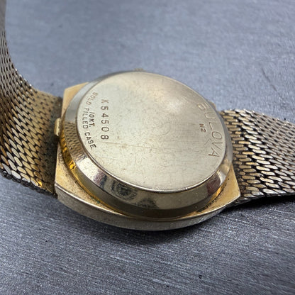 Bulova Accutron Watch Women 23mm Brown Dial Gold Tone Date New Battery Vintage9