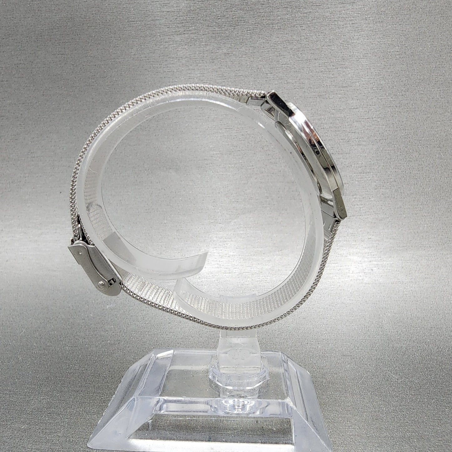 Skagen Watch Women 27mm Silver Dial Silver Tone Round Mesh Band New Battery8