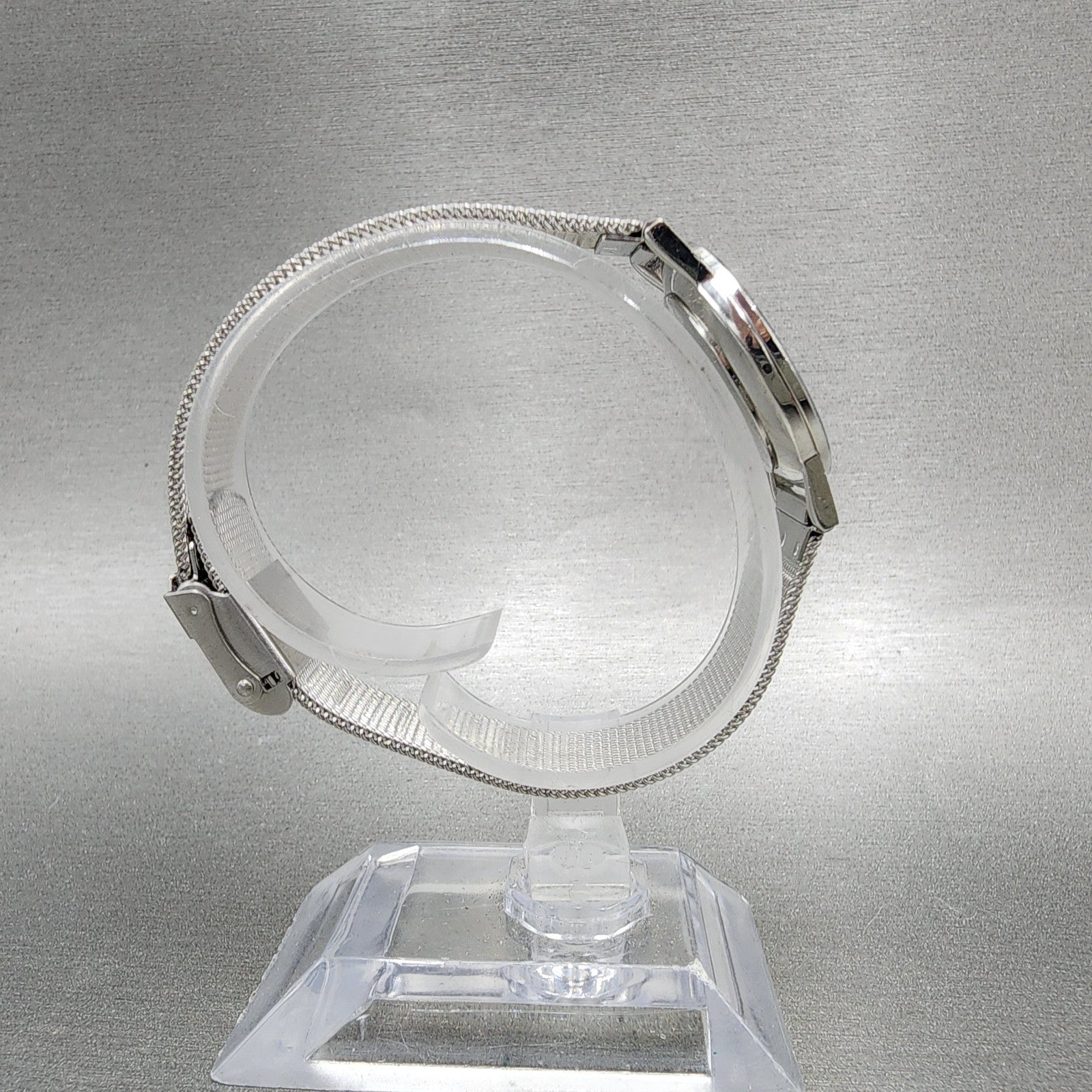 Skagen Watch Women 27mm Silver Dial Silver Tone Round Mesh Band New Battery8