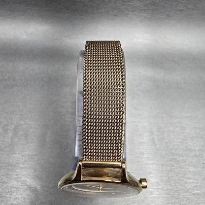 Skagen Anita Watch Women 30mm Silver Dial Gold Tone Round SKW2150 New Battery4