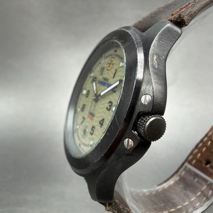 Timex Expedition Watch Men 39mm Gray Dial Black Tone Date Round New Battery KLP2