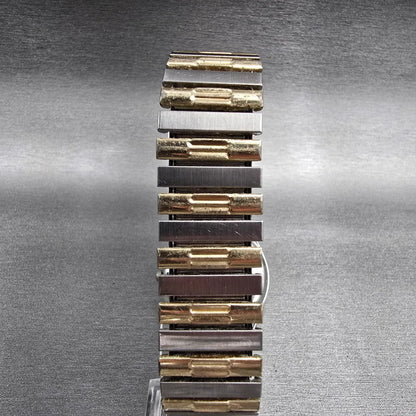Seiko SQ Watch Men 34mm Gray Dial Two Tone Daydate Round 8123-8009 New Battery7