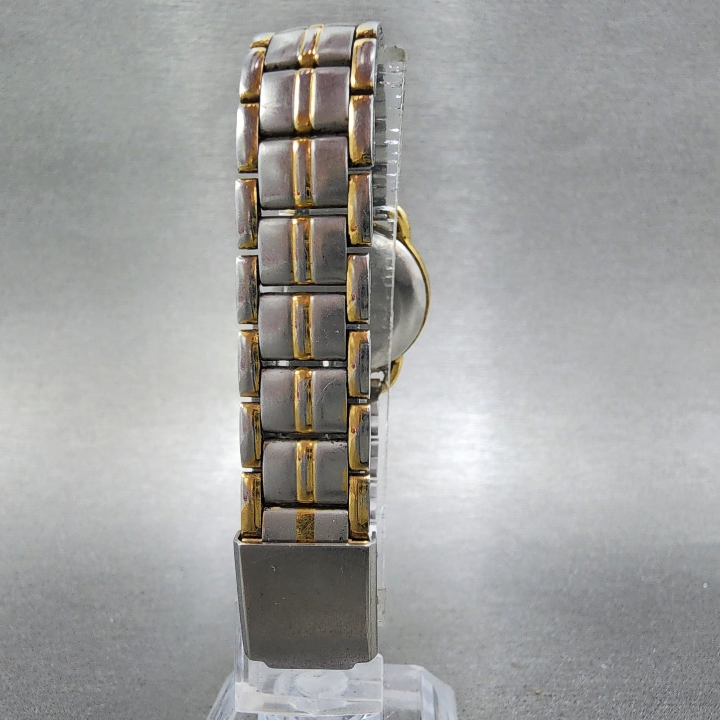 Breil Watch Women 26mm Gold Dial Two Tone Small Seconds Round New Battery7