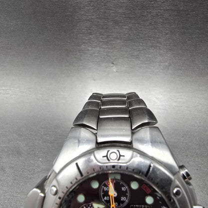 Citizen Eco-Drive Aqualand Watch Men 45mm Black Dial Silver B740-S037760 Runs4