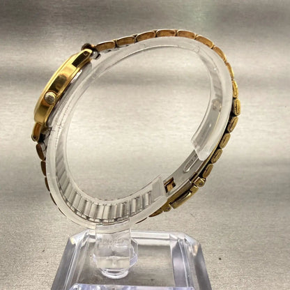 Seiko Watch Women 23mm White Dial Gold Tone Round 1F21-0C00 New Battery Vintage6