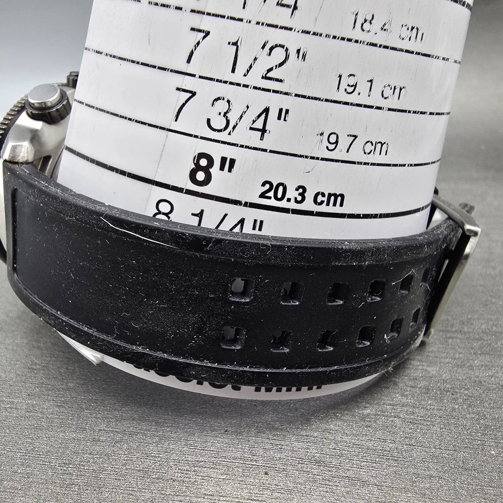 Citizen Promaster Chronograph Watch Men 44mm Black Dial Steel BJ2128-05E Runs11