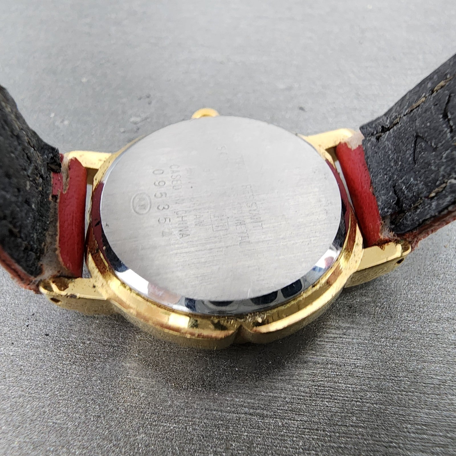 Seiko Alba Minnie Watch Women 26mm Silver Dial Gold Tone V5010170 New Battery15