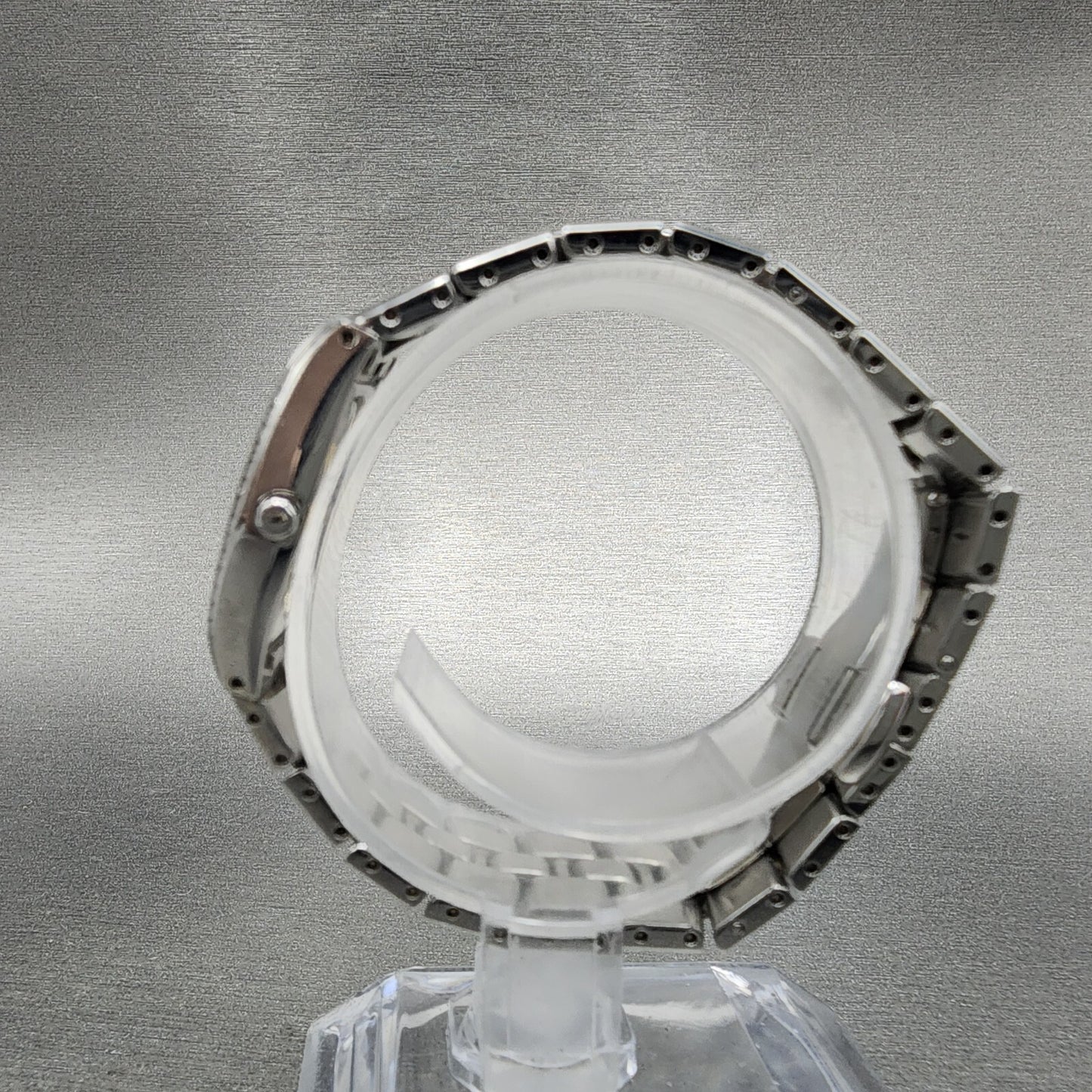 Bulova Accutron Watch Women 22mm MOP Dial Steel NO BACK !!!! 26R33 New Battery6