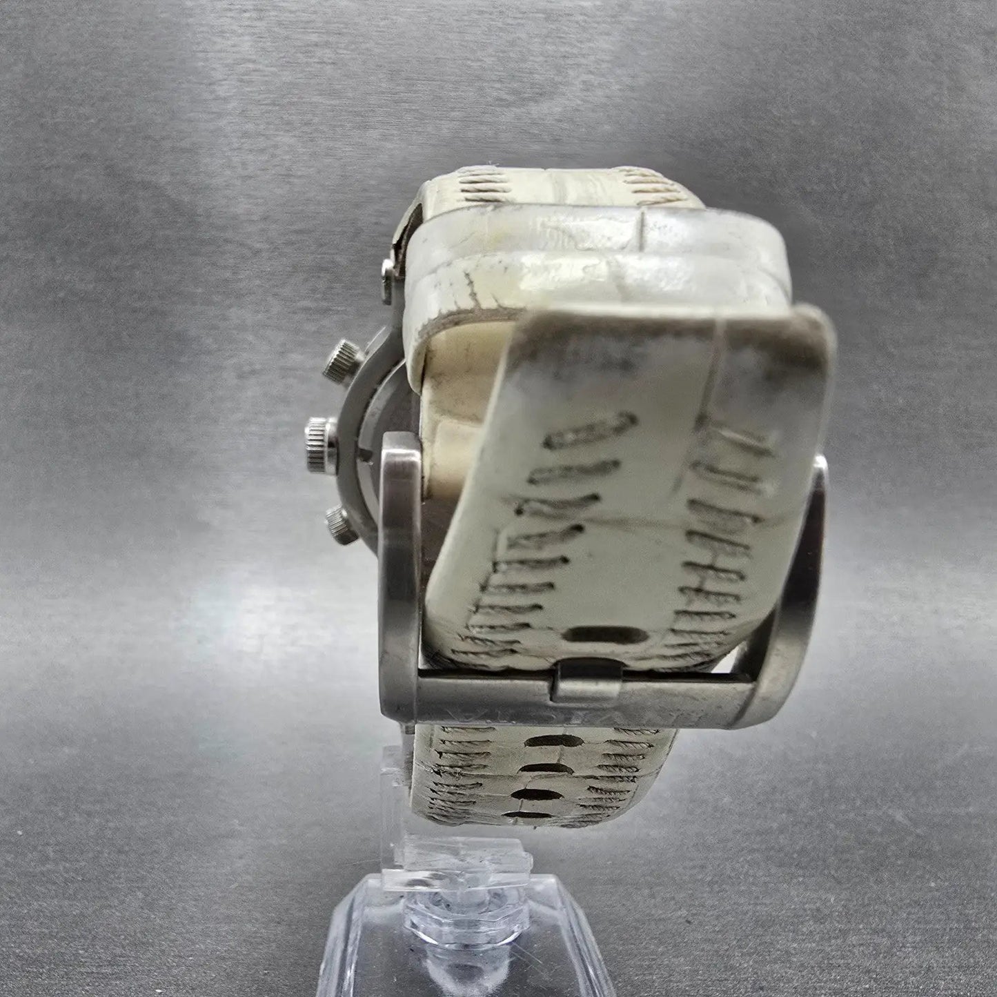 Invicta Reserve Chronograph Dive Watch Men 46mm Silver Dial Steel 10928 New Batt7