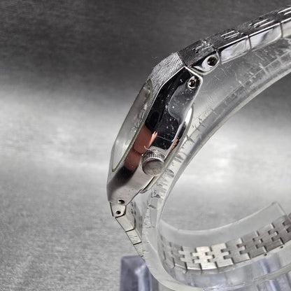 Seiko Pulsar Watch Women 16mm Silver Dial Silver Tone Oval V233-5810 New Battery4