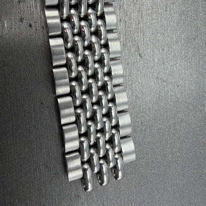 Seiko Beads Of Rice Bracelet 18mm Stainless Steel Japan Vintage NO ENDLINKS6