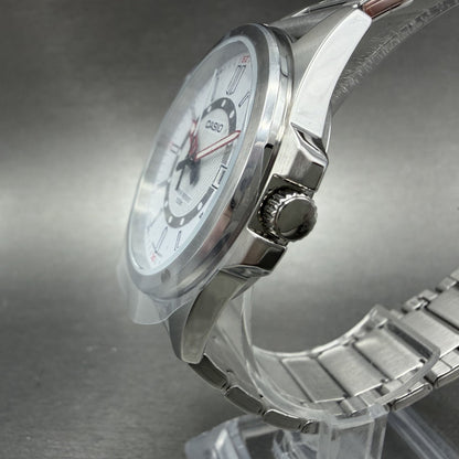 Casio MTP-E700 Watch Men 39mm White Dial Silver Tone Date Metal Bracelet Round2