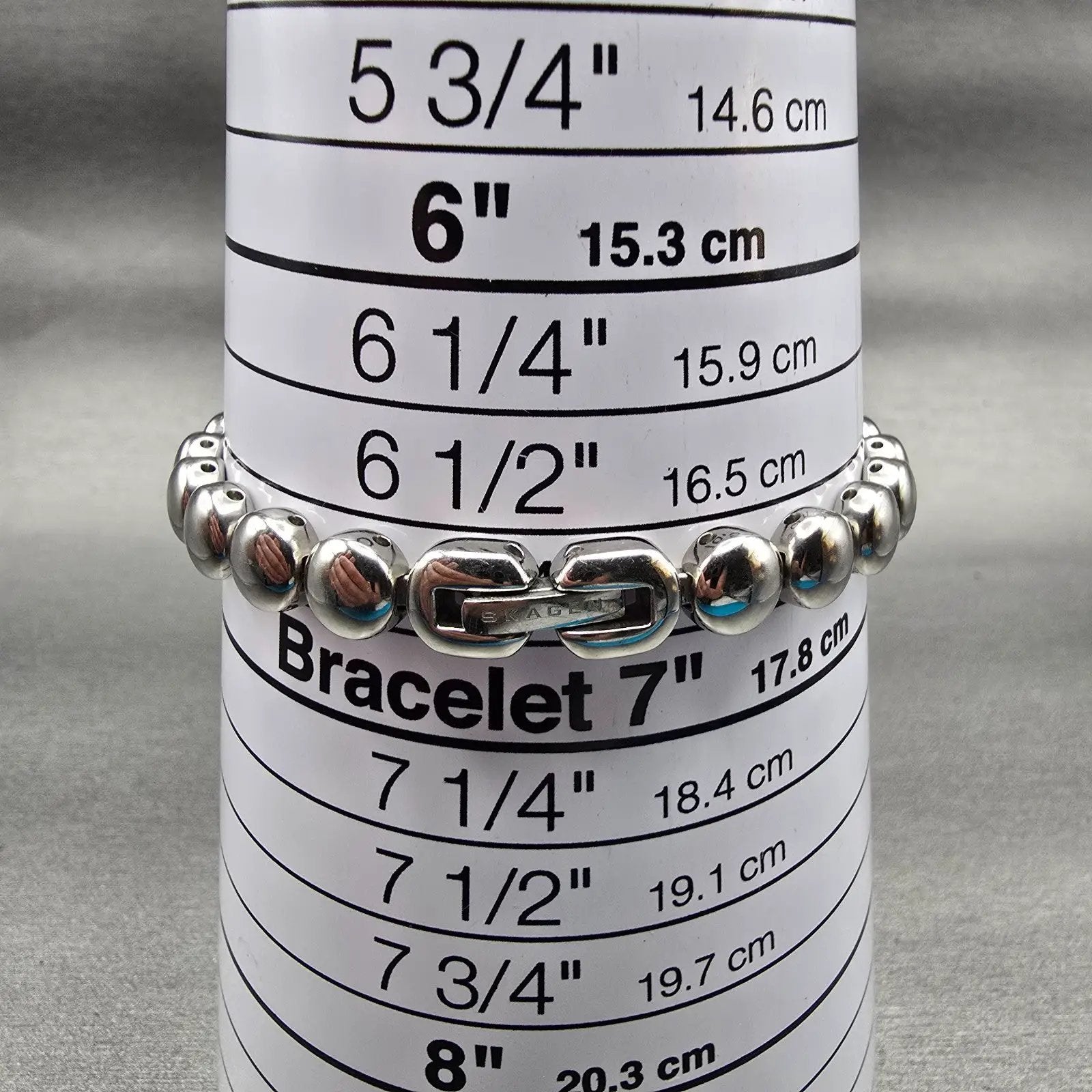 Skagen Watch Women 18mm MOP Dial Silver Tone Round 107SXXXS New Battery9