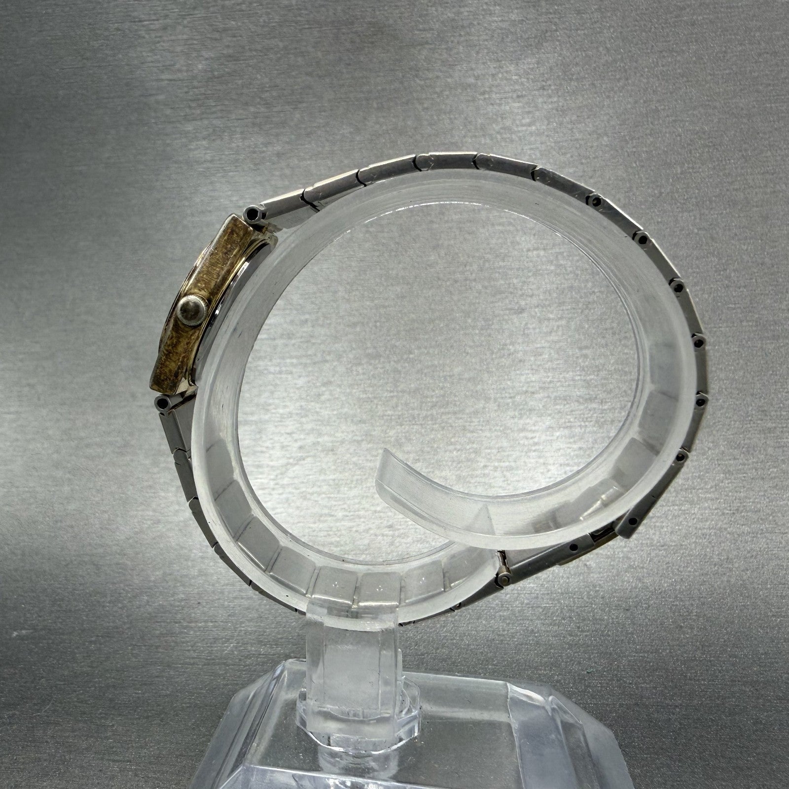 Seiko Watch Women 22mm Gold Dial Gold Tone Round 2C21-0049 New Battery Vintage6