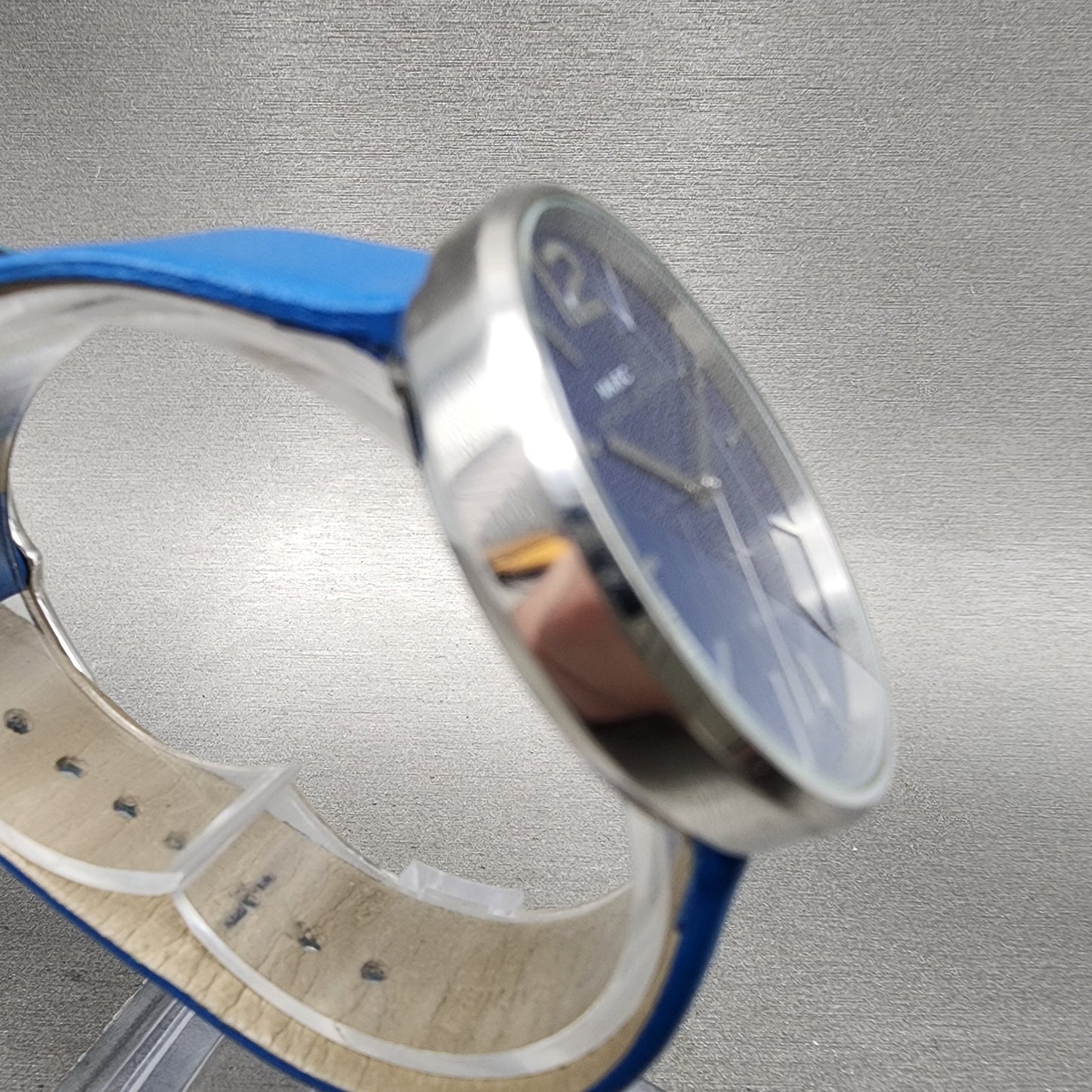 Marc Jacobs Peggy Watch Women 36mm Blue Dial Steel Round MBM1364 New Battery3