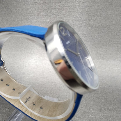 Marc Jacobs Peggy Watch Women 36mm Blue Dial Steel Round MBM1364 New Battery3