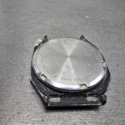 Caravelle Watch Men 33mm Black Dial Black Tone Octagon 40C10 P5 New Battery7