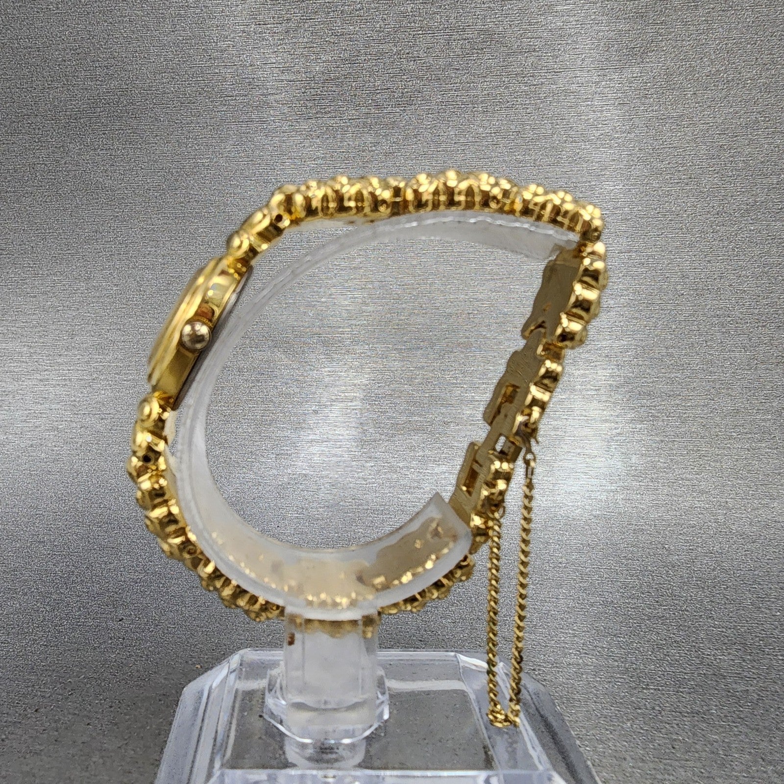 Orient Watch Women 19mm Gold Dial Gold Tone Round D850JZ00 CS New Battery6