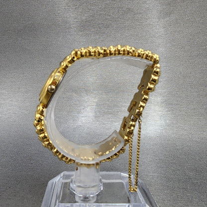Orient Watch Women 19mm Gold Dial Gold Tone Round D850JZ00 CS New Battery6