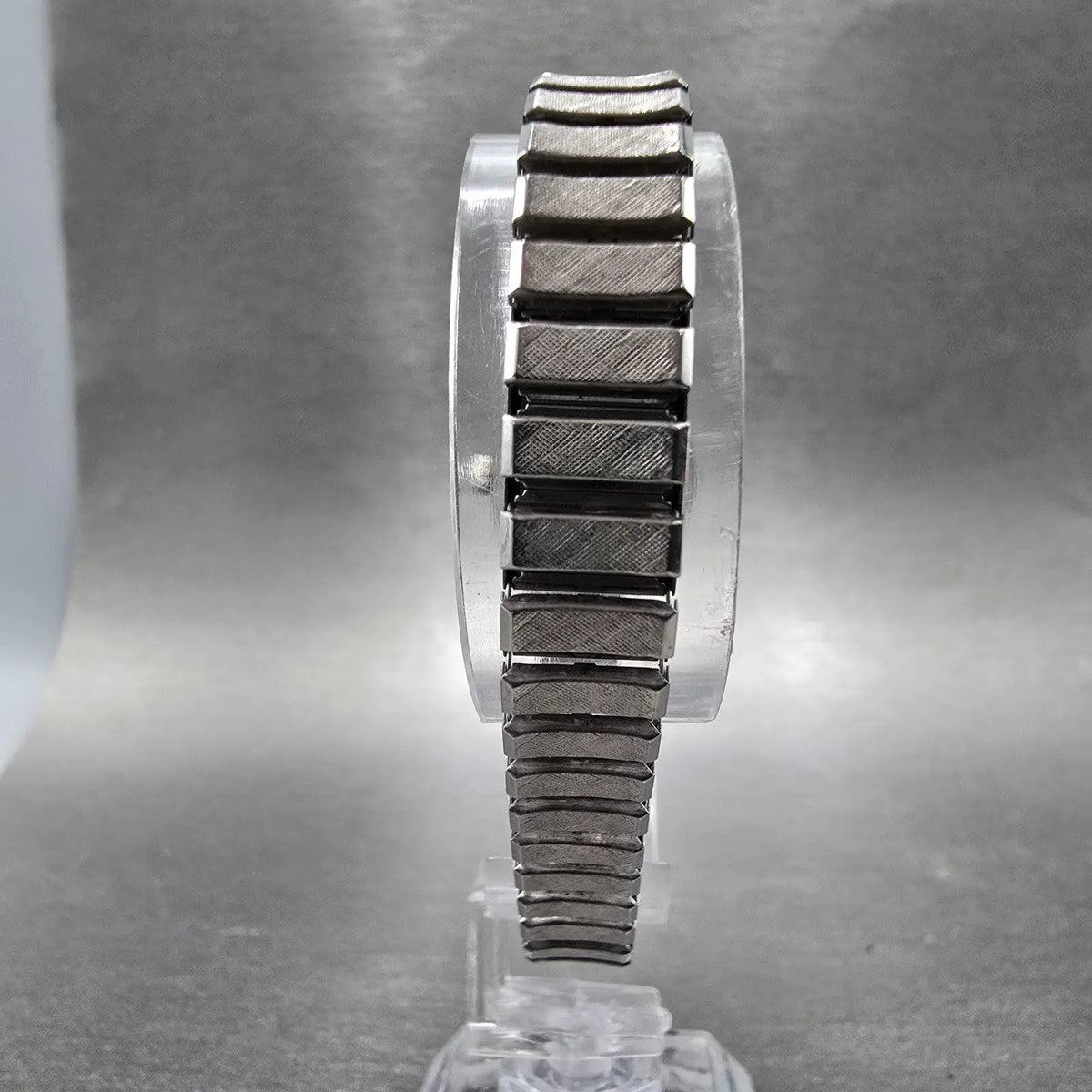 Seiko Automatic Watch Women 24mm Silver Dial Silver Tone Date 2205-0599 PARTS JP8