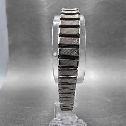 Seiko Automatic Watch Women 24mm Silver Dial Silver Tone Date 2205-0599 PARTS JP8